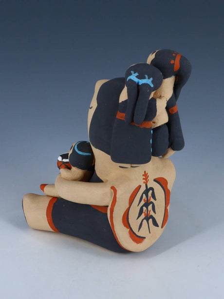 4 Baby Jemez Pueblo Pottery Storyteller Figure - PuebloDirect.com