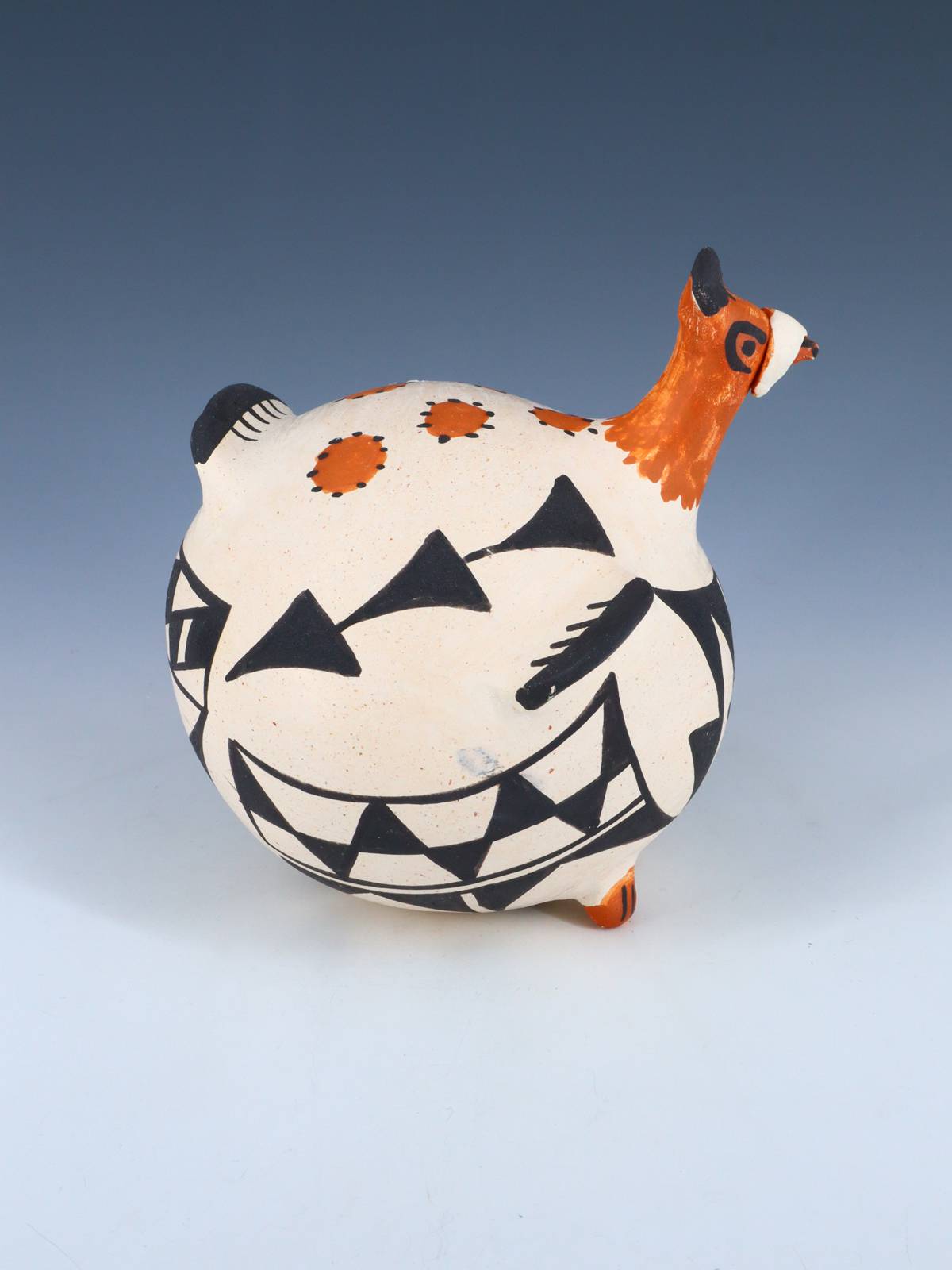 Acoma Pueblo Hand Coiled Turkey Pottery - PuebloDirect.com
