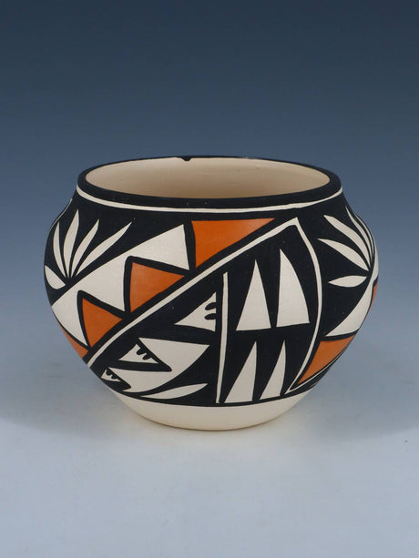Acoma Pueblo Hand Painted Pottery Bowl - PuebloDirect.com