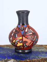 Mata Ortiz Hand Coiled Miniature Pottery Vase S883 - PuebloDirect.com