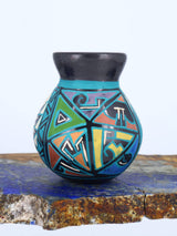 Mata Ortiz Hand Coiled Miniature Pottery Vase S894 - PuebloDirect.com
