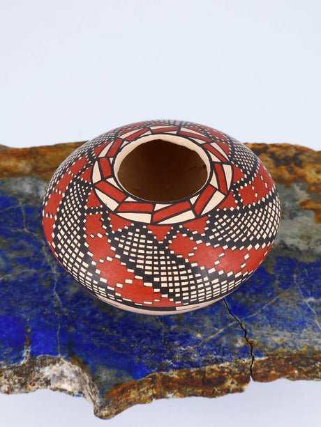 Mata Ortiz Hand Coiled Miniature Pottery Bowl - PuebloDirect.com