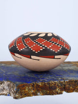 Mata Ortiz Hand Coiled Miniature Pottery Bowl S923 - PuebloDirect.com