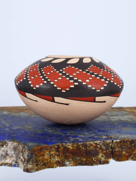 Mata Ortiz Hand Coiled Miniature Pottery Bowl S923 - PuebloDirect.com