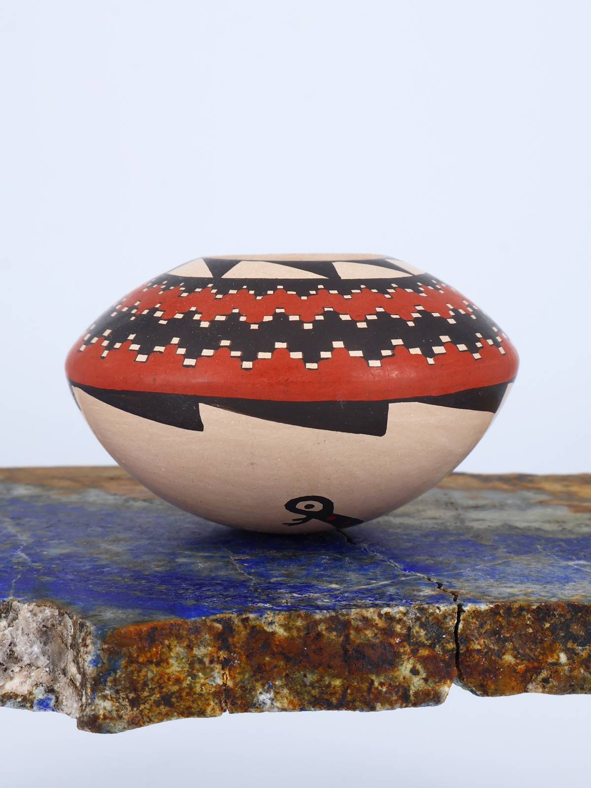 Mata Ortiz Hand Coiled Miniature Pottery Bowl S921 - PuebloDirect.com