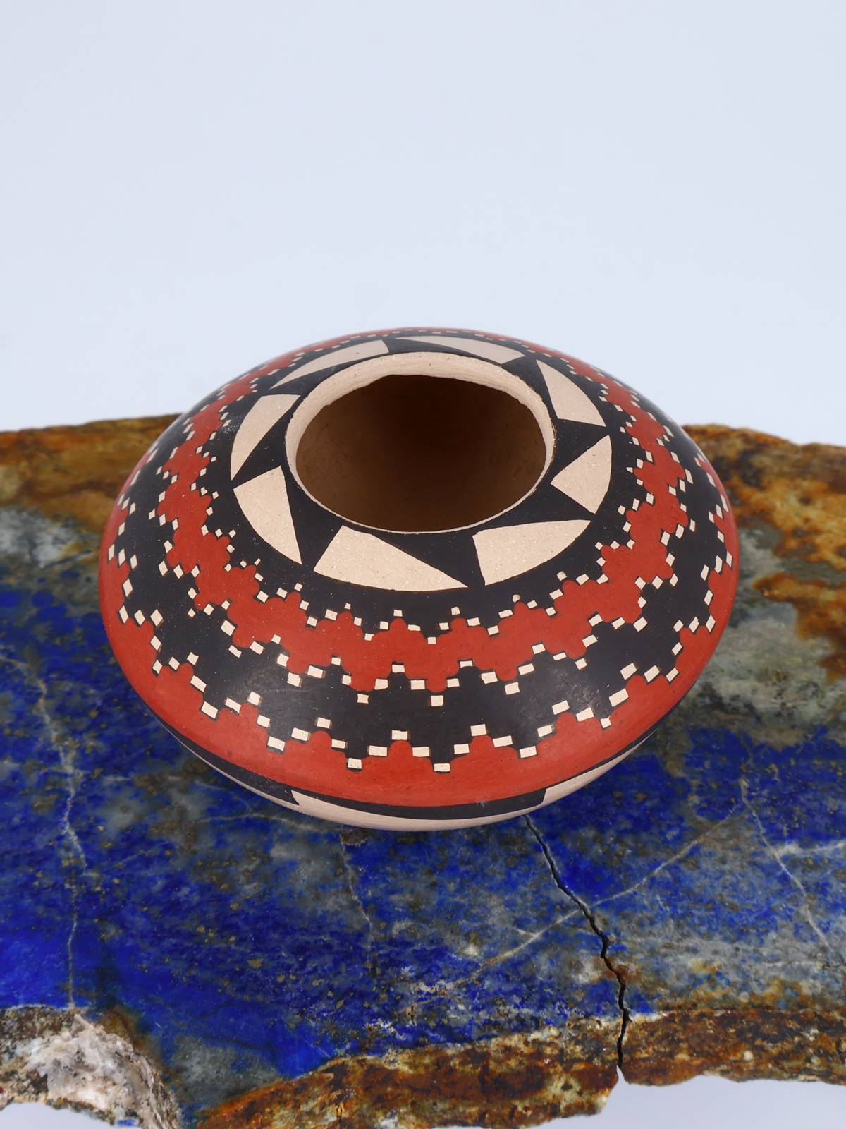 Mata Ortiz Hand Coiled Miniature Pottery Bowl S921 - PuebloDirect.com