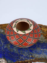 Mata Ortiz Hand Coiled Miniature Pottery Bowl S919 - PuebloDirect.com