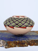 Mata Ortiz Hand Coiled Miniature Pottery Bowl S917 - PuebloDirect.com