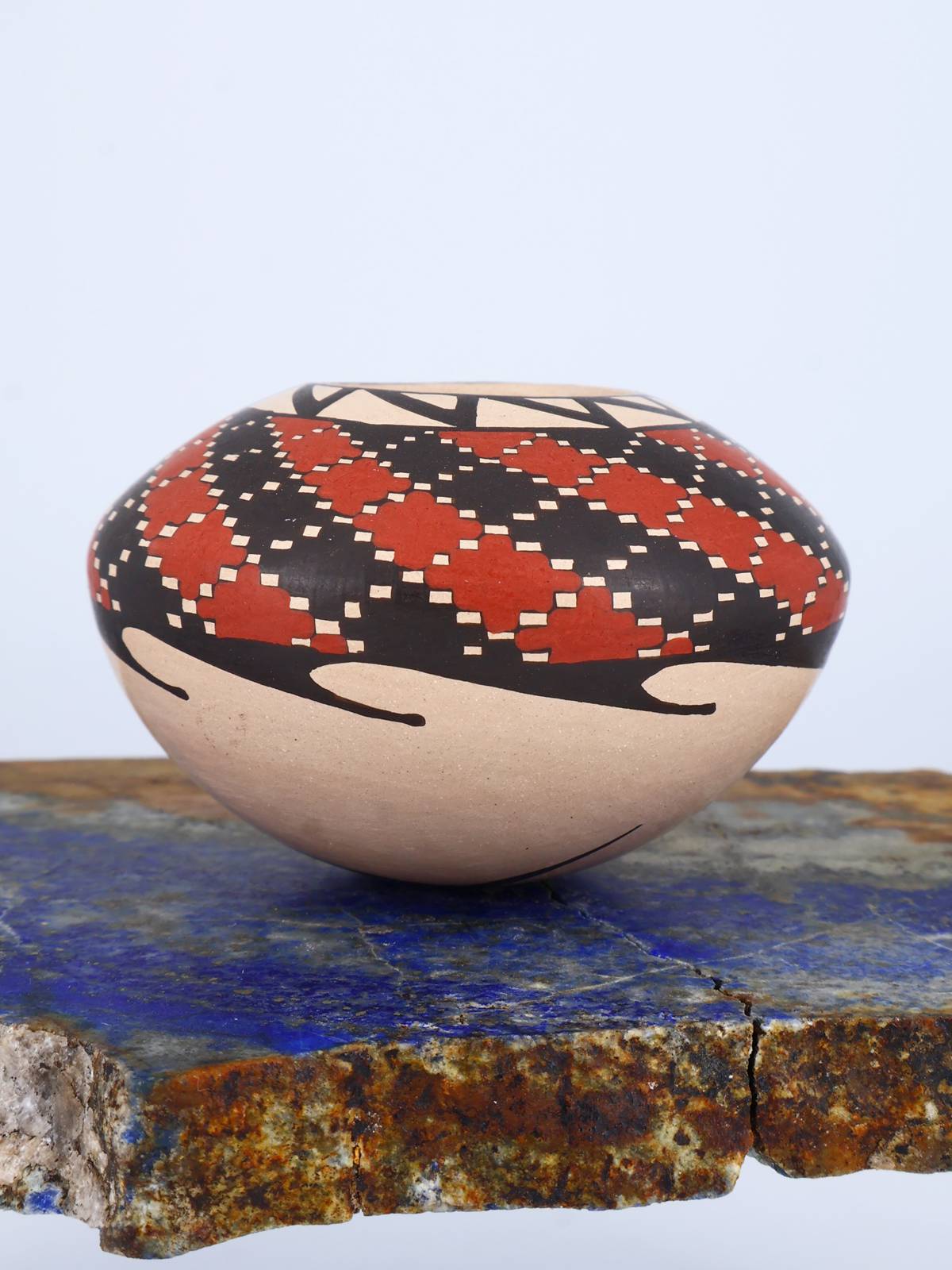 Mata Ortiz Hand Coiled Miniature Pottery Bowl S914 - PuebloDirect.com