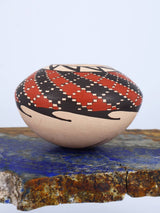 Mata Ortiz Hand Coiled Miniature Pottery Bowl S914 - PuebloDirect.com