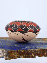 Mata Ortiz Hand Coiled Miniature Pottery Bowl S912 - PuebloDirect.com