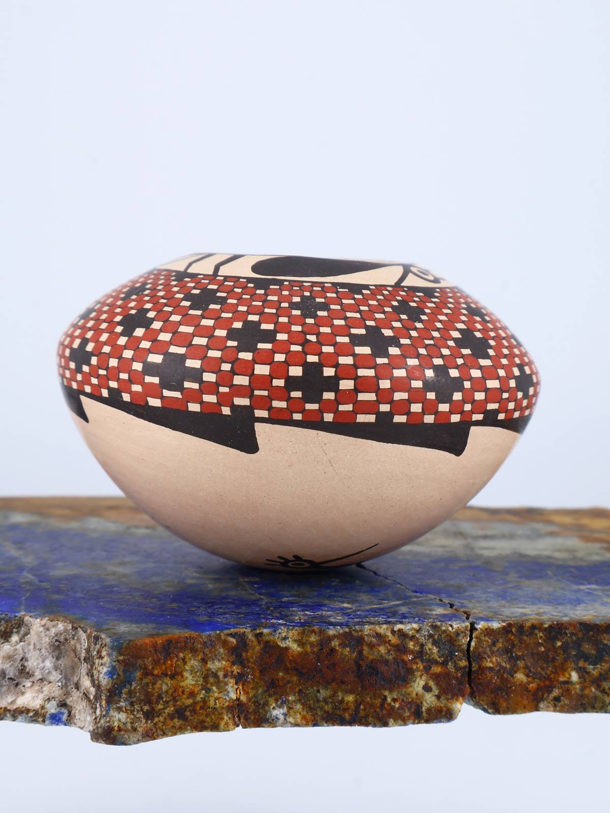 Mata Ortiz Hand Coiled Miniature Pottery Bowl S910 - PuebloDirect.com