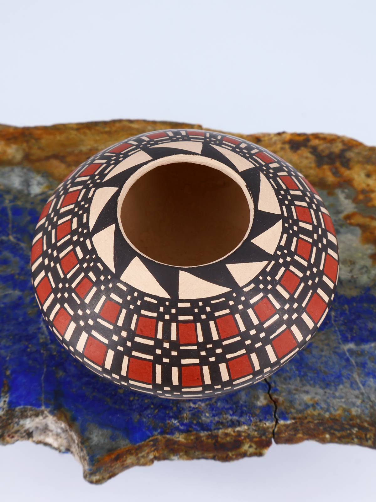 Mata Ortiz Hand Coiled Miniature Pottery Bowl S908 - PuebloDirect.com