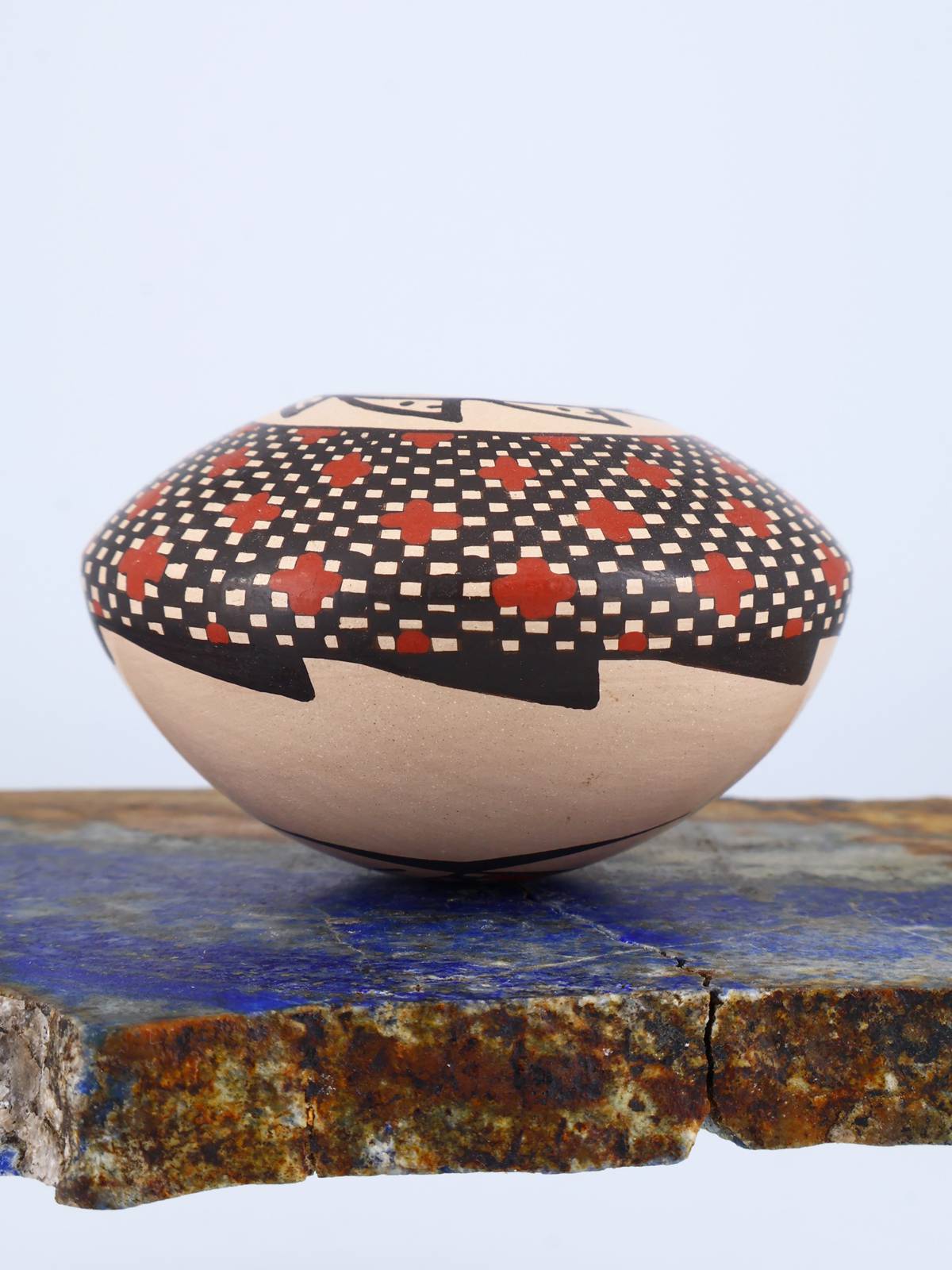 Mata Ortiz Hand Coiled Miniature Pottery Bowl S905 - PuebloDirect.com