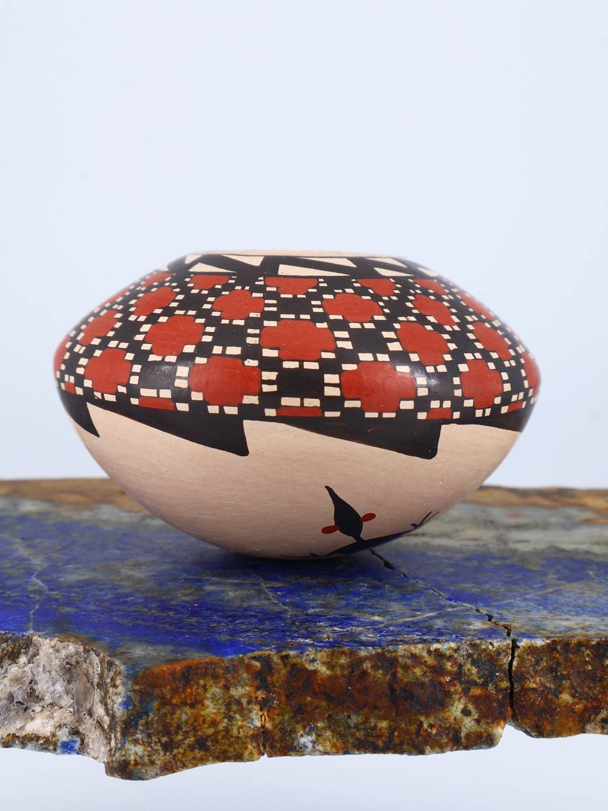 Mata Ortiz Hand Coiled Miniature Pottery Bowl S901 - PuebloDirect.com