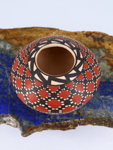 Mata Ortiz Hand Coiled Miniature Pottery Bowl S901 - PuebloDirect.com