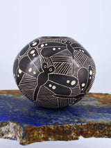 Mata Ortiz Hand Coiled Miniature Etched Pottery - PuebloDirect.com