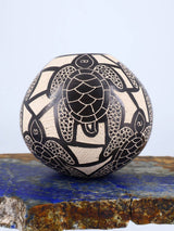 Mata Ortiz Hand Coiled Miniature Etched Pottery - PuebloDirect.com