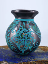 Mata Ortiz Hand Coiled Miniature Painted Pottery - PuebloDirect.com