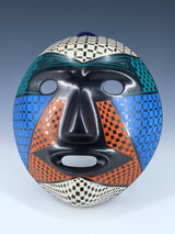 Mata Ortiz Hand Coiled Pottery Mask