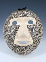 Mata Ortiz Hand Coiled Pottery Mask