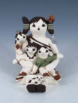 Acoma Pueblo Hand Made Pottery Storyteller Doll - PuebloDirect.com