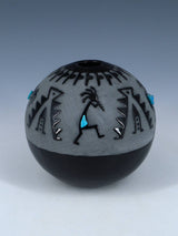 San Juan Pueblo Black Pottery
