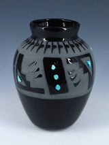 San Juan Pueblo Black Pottery