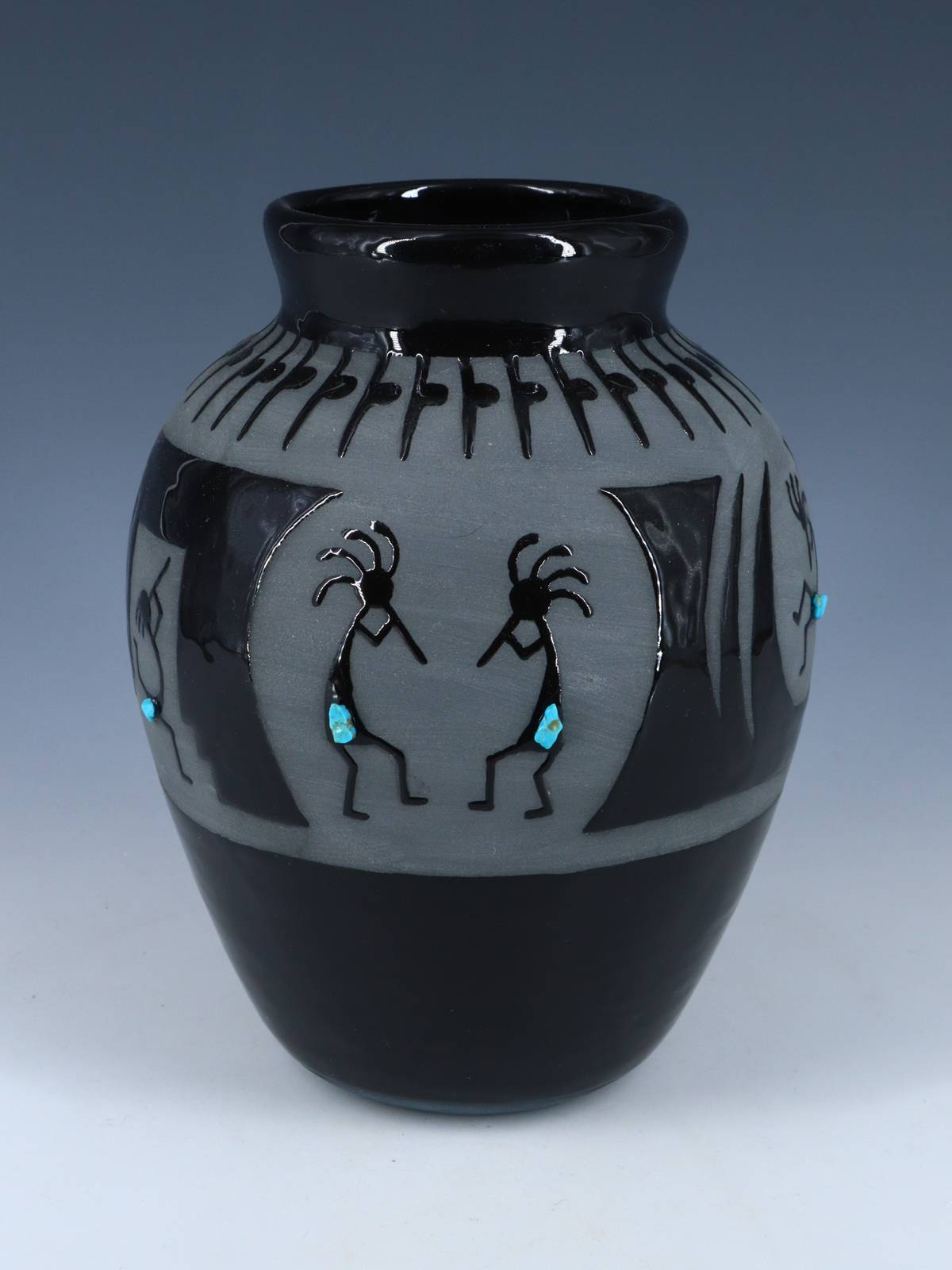 San Juan Pueblo Black Pottery – PuebloDirect.com