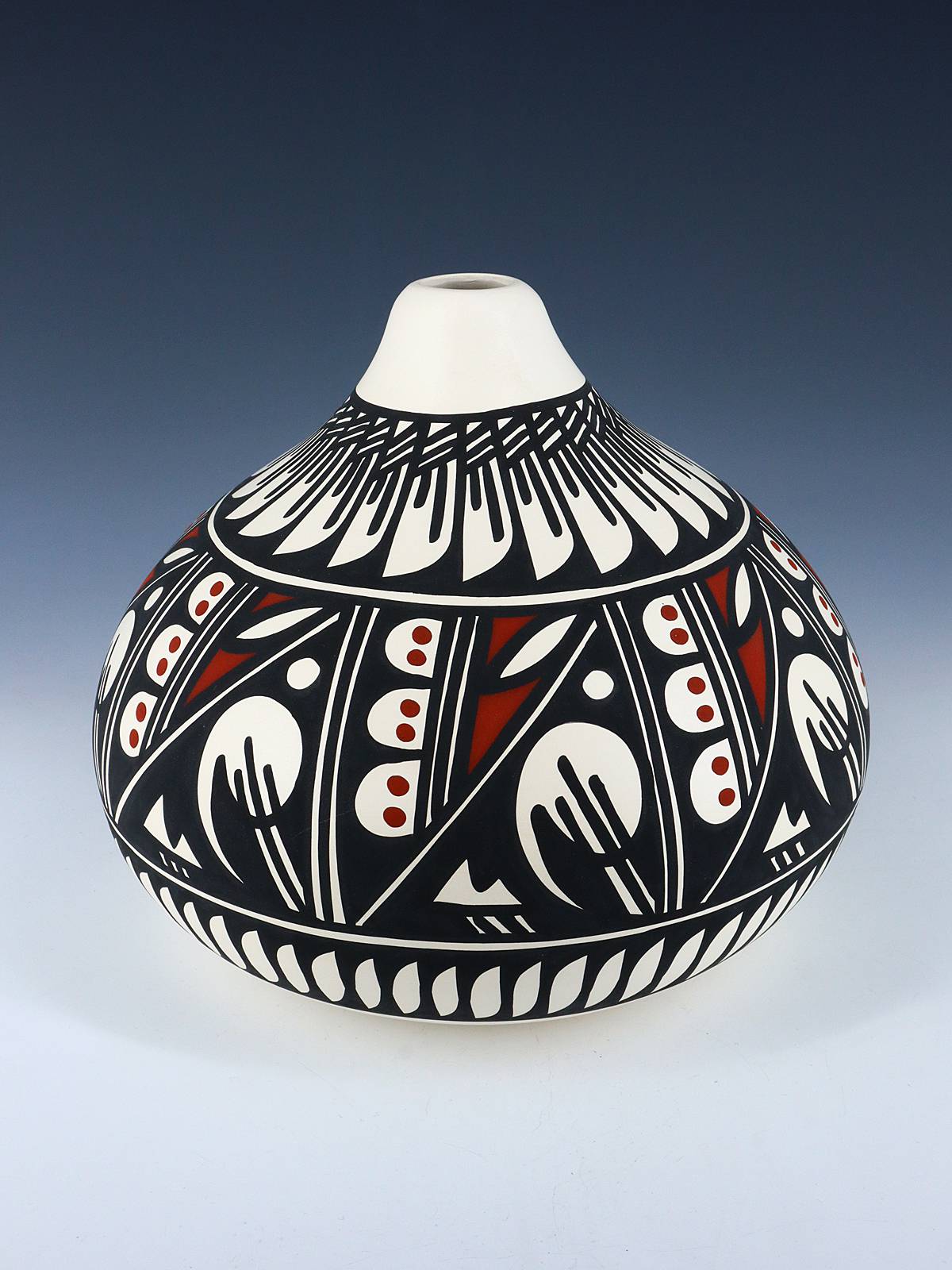 Acoma Pueblo Pottery Vase - PuebloDirect.com