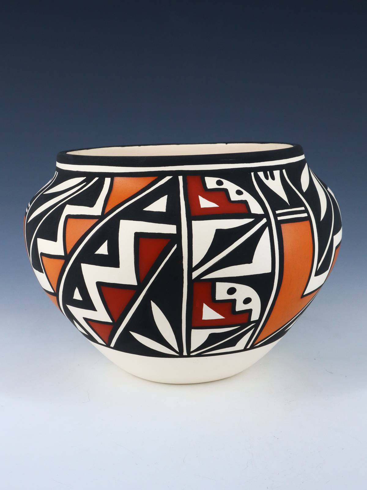Acoma Pueblo Hand Painted Pottery - PuebloDirect.com