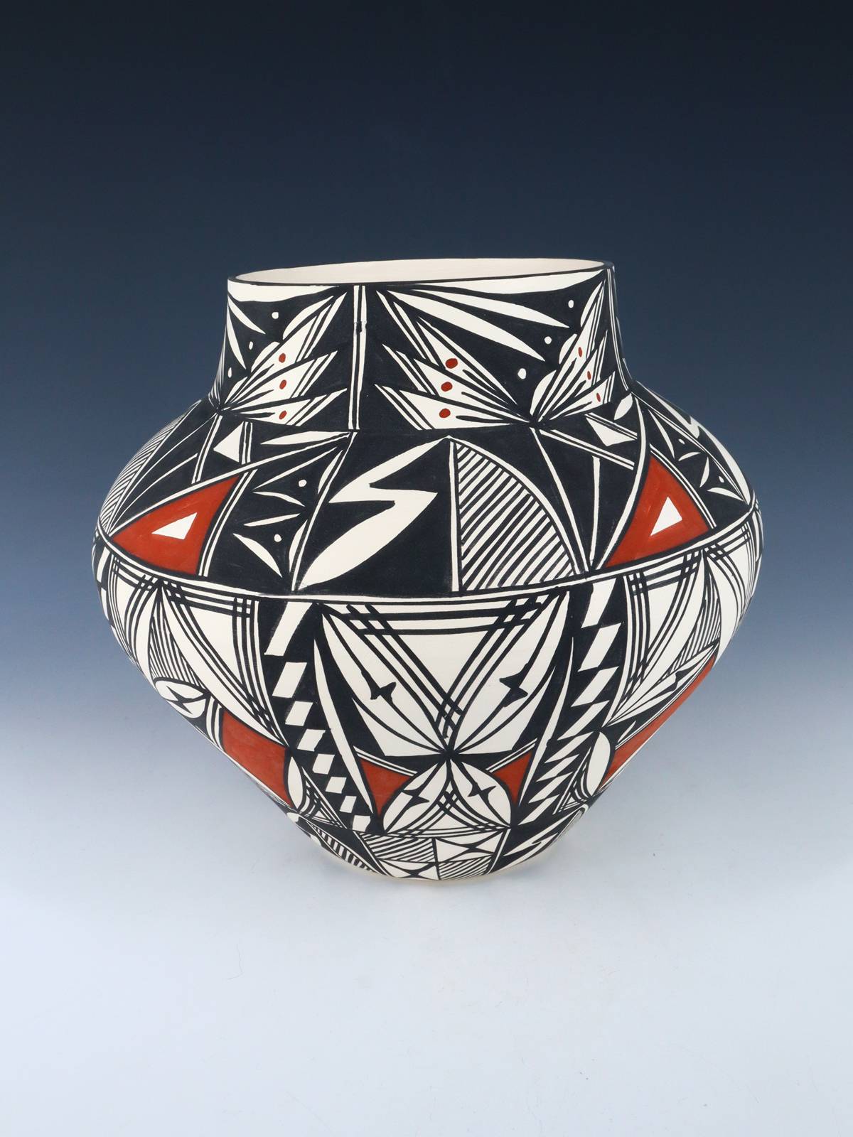 Acoma Pueblo Pottery Olla - PuebloDirect.com