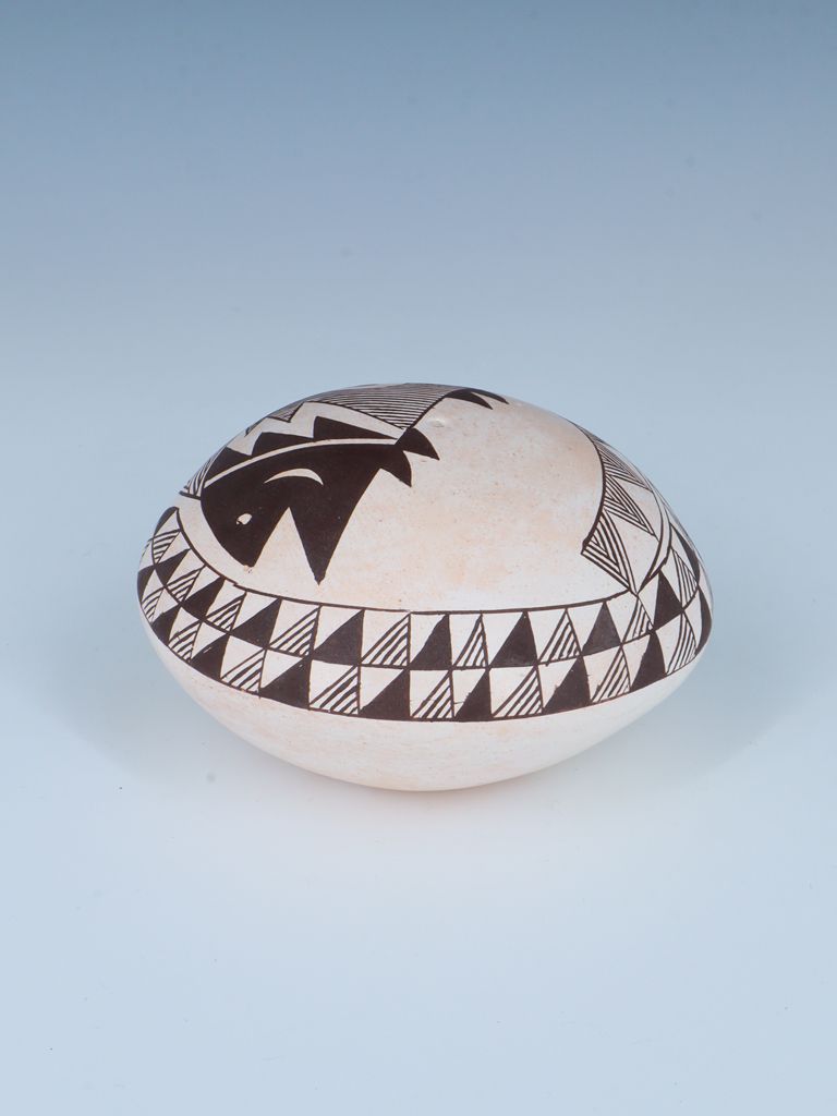 Acoma Pueblo Coiled Pottery Seed Pot - PuebloDirect.com