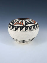 Acoma Pueblo Hand Painted Pottery Seed Pot