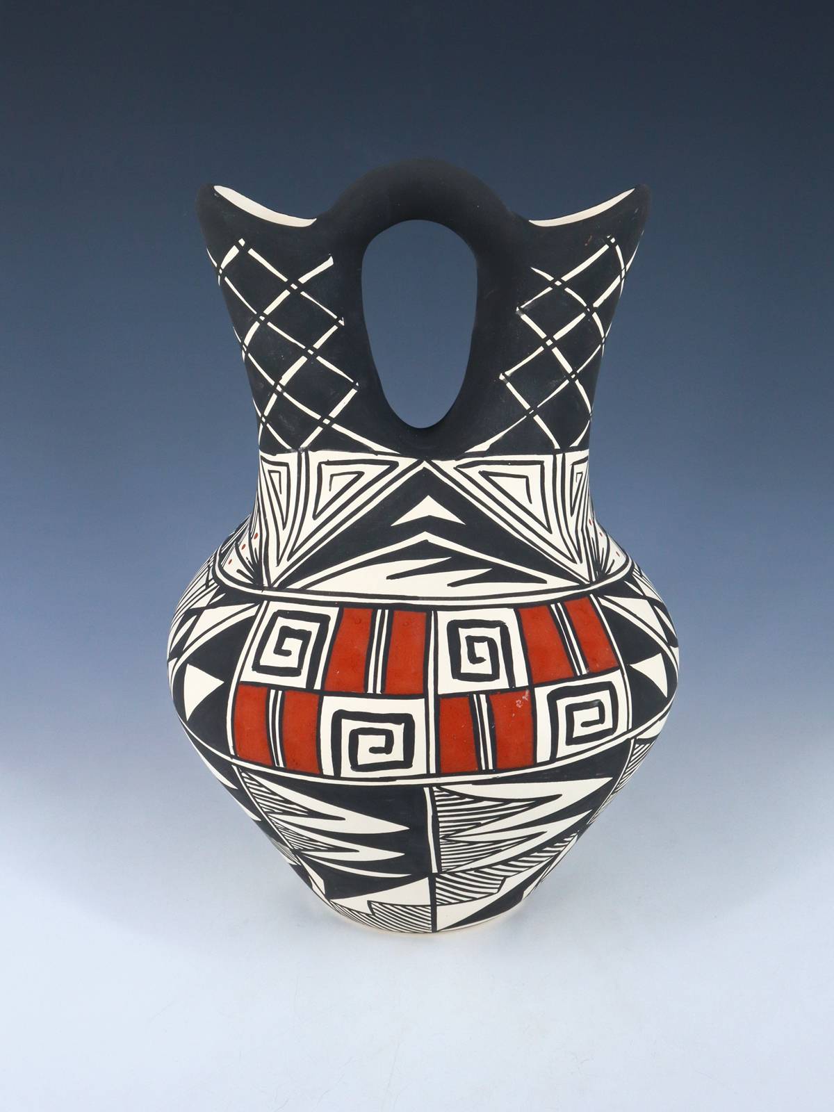 Acoma Pueblo Pottery Wedding Vase