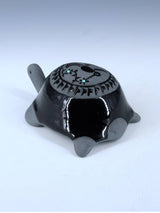San Juan Pueblo Black Pottery Turtle
