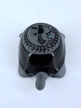San Juan Pueblo Black Pottery Turtle