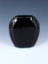 San Juan Pueblo End of the Trail Black Pottery Pillow Pot
