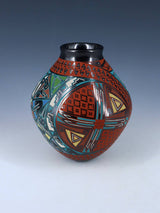 Mata Ortiz Hand Coiled and Painted Pottery