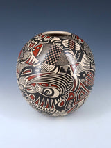 Hand Coiled Mata Ortiz Paquime Pottery Vase