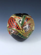 Mata Ortiz Hand Coiled and Painted Paquime Pottery