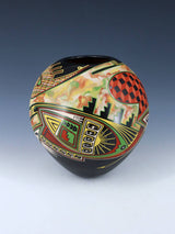 Mata Ortiz Hand Coiled and Painted Paquime Pottery