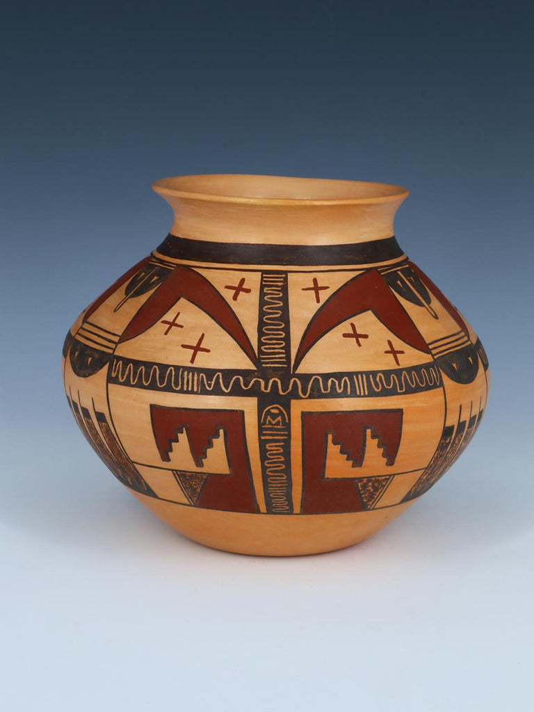 Hopi Pueblo Hand Coiled Pottery Olla - PuebloDirect.com