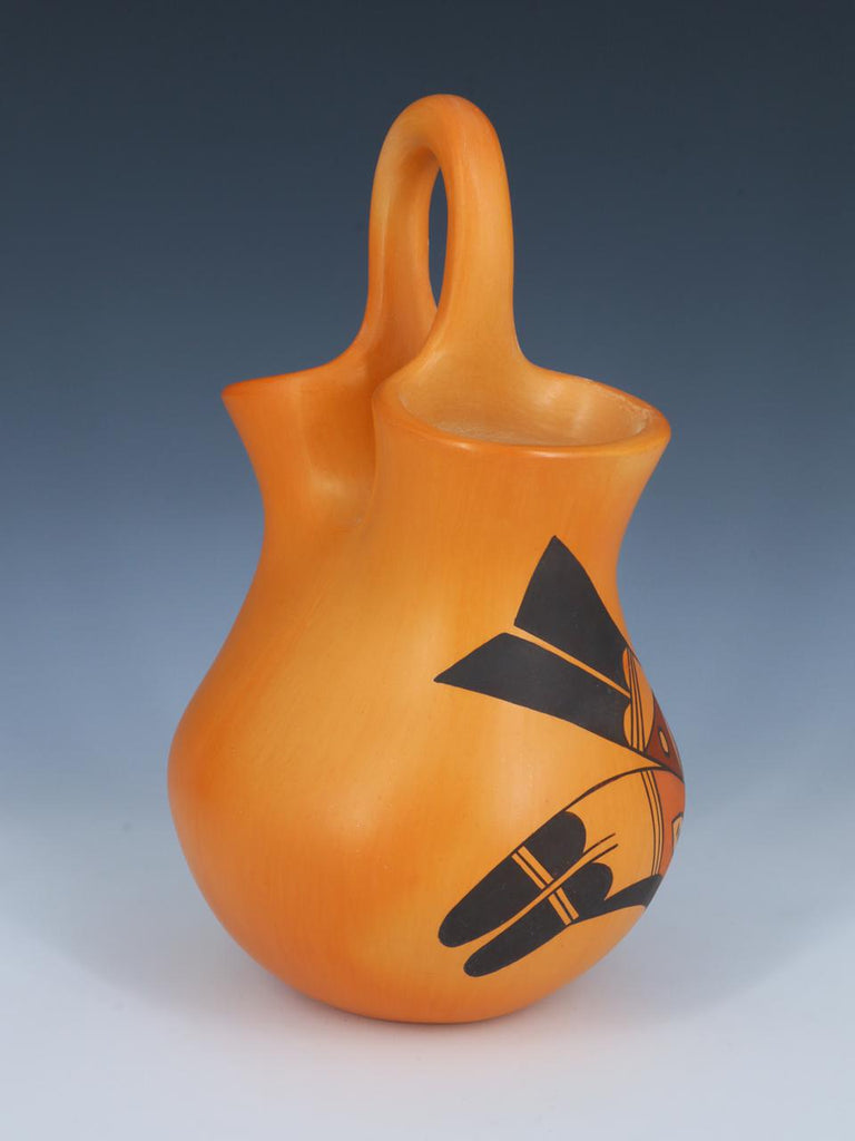 Hopi Hand Coiled Pottery Wedding Vase - PuebloDirect.com