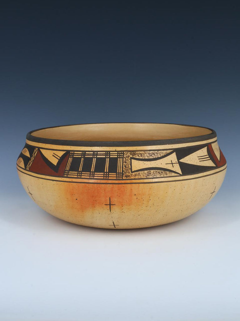 Hopi Hand Coiled Pottery Bowl - PuebloDirect.com