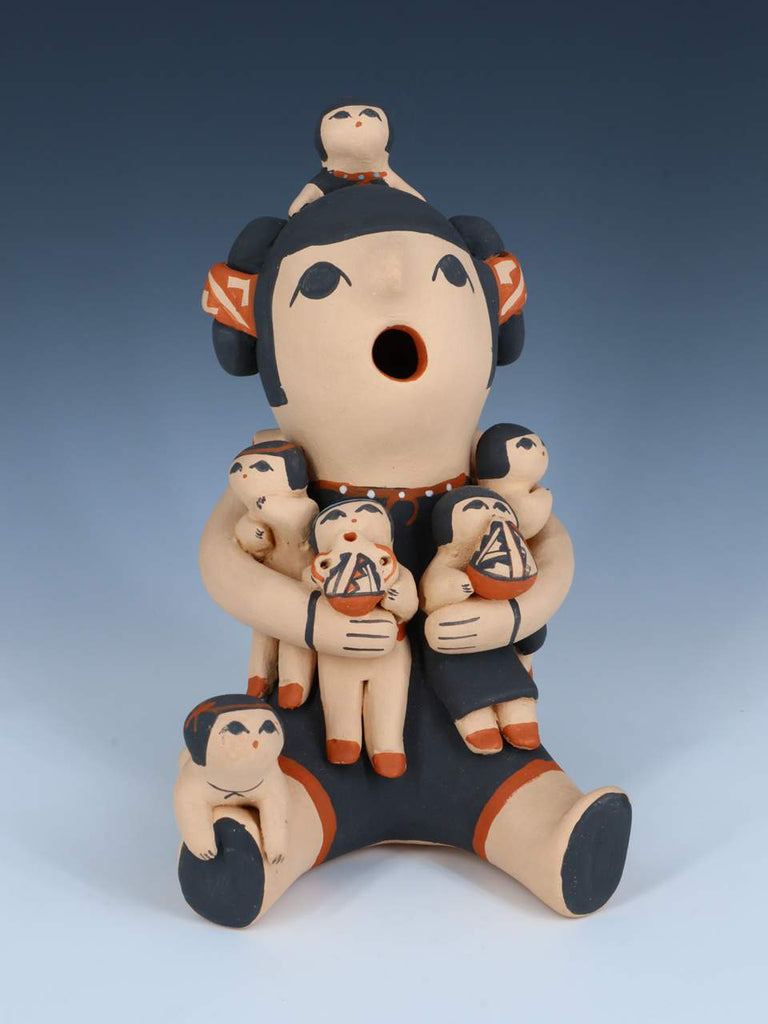 6 Baby Jemez Pueblo Pottery Storyteller Figure - PuebloDirect.com