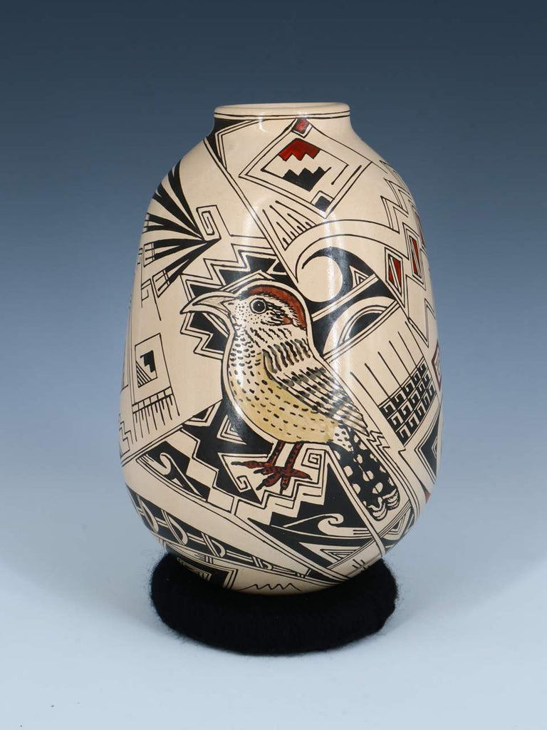 Mata Ortiz Hand Coiled Painted Wildlife Pottery - PuebloDirect.com