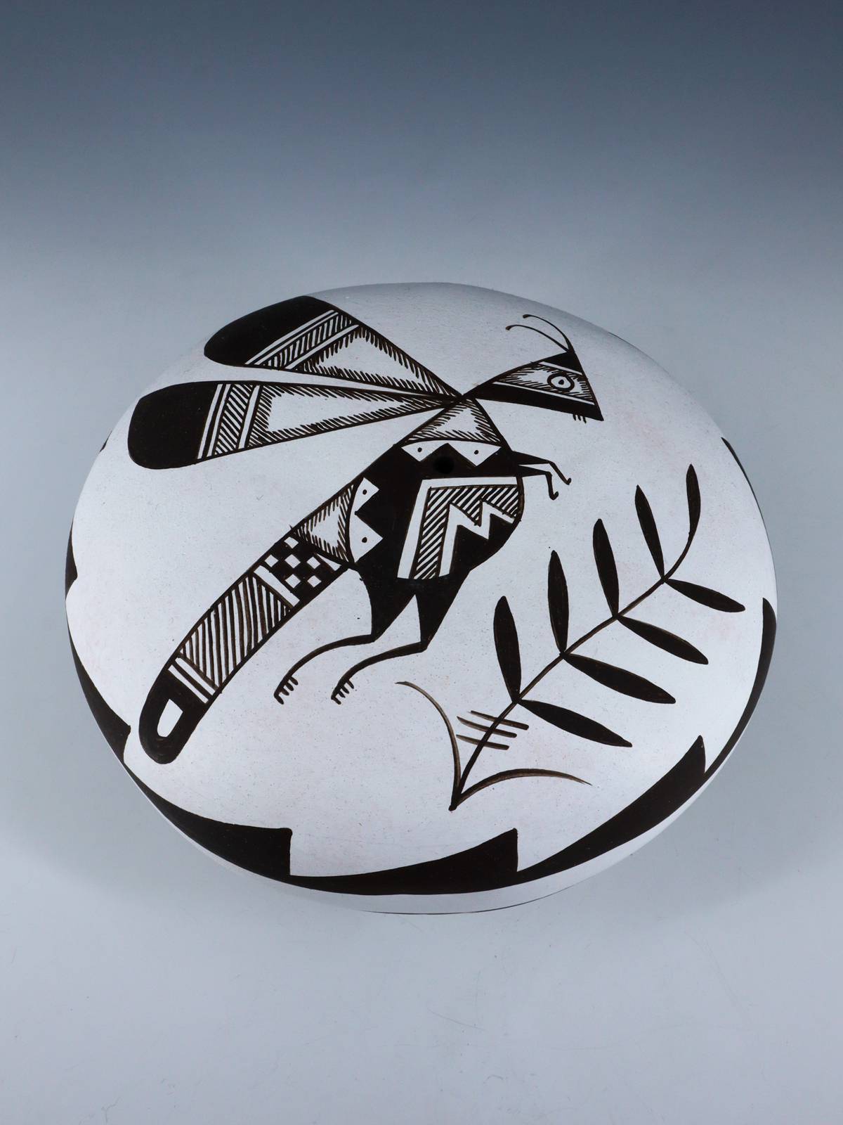 Acoma Style Hand Coiled Seed Pot