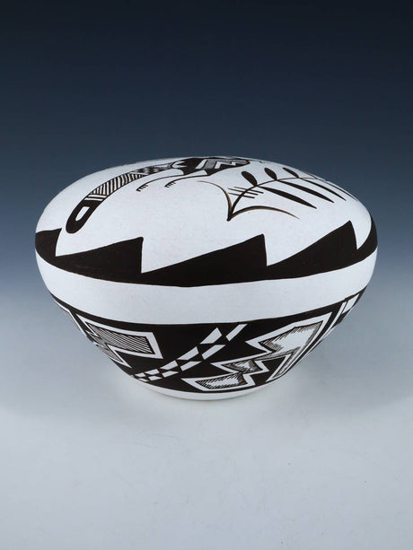 Acoma Style Hand Coiled Seed Pot