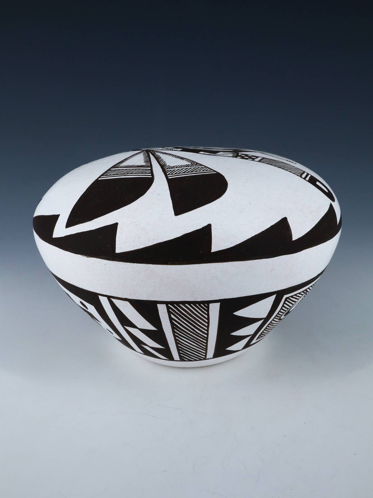 Acoma Style Hand Coiled Seed Pot